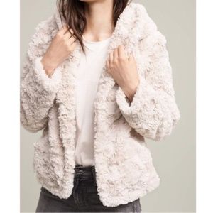 Anthropologie Tiny Editions Glacie Faux Fur Jacket, Size M